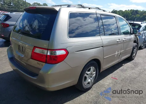 2007 Honda Odyssey Ex-L из США, поврежденный, VIN 5FNRL38707B115520
